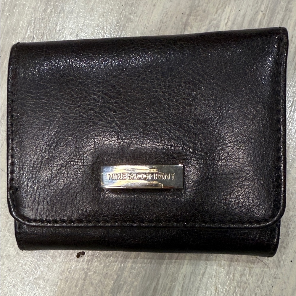 Nine & Co. Rich Brown Leather Wallet